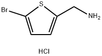 C-(5-BROMO-THIOPHEN-2-YL)-METHYLAMINE HYDROCHLORIDE Struktur