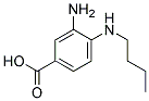 3-AMINO-4-BUTYLAMINO-BENZOIC ACID Struktur