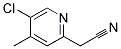 (5-CHLORO-4-METHYL-PYRIDIN-2-YL)-ACETONITRILE Structure