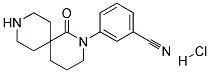 3-(1-OXO-2,9-DIAZASPIRO[5.5]UNDECAN-2-YL)BENZONITRILE HYDROCHLORIDE Struktur