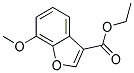 7-METHOXY-3-ETHOXYCARBONYLBENZOFURAN Struktur