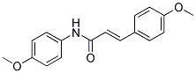 (E)-3,N-BIS-(4-METHOXY-PHENYL)-ACRYLAMIDE Struktur