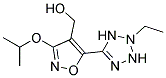 [5-(2-ETHYL-1H-TETRAZOL-5-YL)-3-ISOPROPOXY-ISOXAZOL-4-YL]-METHANOL Struktur