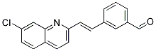 3-[(E)-2-(7-CHLORO-QUINOLIN-2-YL)-VINYL]-BENZALDEHYDE Struktur