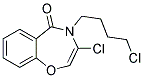 3-CHLORO-4-(4-CHLORO-BUTYL)-4H-BENZO[F][1,4]OXAZEPIN-5-ONE Struktur