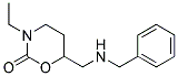 6-(BENZYLAMINO-METHYL)-3-ETHYL-[1,3]-OXAZINAN-2-ONE Struktur