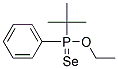 P-(1,1-DIMETHYLETHYL)-P-PHENYLPHOSPHINOSELENOIC ACID O-ETHYL ESTER Struktur