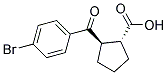 (R,R)-TRANS-2-(4-BROMO-BENZOYL)-CYCLOPENTANECARBOXYLIC ACID Structure