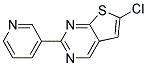 6-CHLORO-2-(3-PYRIDINYL)THIENO[2,3-D]PYRIMIDINE Struktur