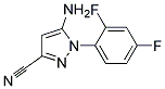 5-AMINO-1-(4-DIFLUOROPHENYL)-1H-PYRAZOLE-3-CARBONITRILE Struktur