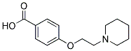 4-(2-Piperidinoethoxy)Benzoic Acid Struktur