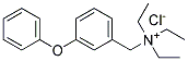 3-Phenoxybenzyl-Triethylammonium Chloride Struktur