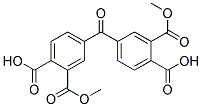 3,3',4,4'-Benzophenone Tetracarboxylic Acid Dimethyl Ester Struktur