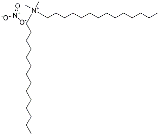 Ditetradecyl dimethyl ammonium nitrate Struktur