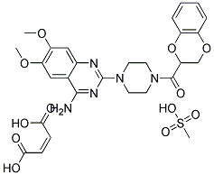 DoxazosinMesylate/Maleate Struktur