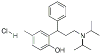 N,N-Diisopropyl-3-(2-Hydroxy-5-Methylphenyl)-3-Phenylpropylamine Hydrochloride Struktur