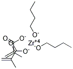 Zirconium dimethacrylate dibutoxide, 25% in toluene/n-butanol Struktur