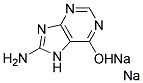 hypoxanthinedisodiummin. Struktur