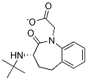 T-BUTYL, 3S-AMINO-2,3,4,5-TETRAHYDRO-1H-(1)BENZAZEPIN-2-ONE-1-ACETATE Struktur