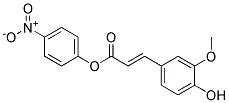 P-NITROPHENYL TRANS-FERULATE Struktur