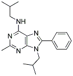 N,9-DIISOBUTYL-2-METHYL-8-PHENYL-9H-PURIN-6-AMINE Struktur