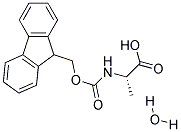 N-(9-FLUORENYLMETHOXYCARBONYL)-L-ALANIN MONOHYDRATE Struktur