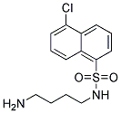 N-(4-AMINOBUTYL)-5-CHLORO-1-NAPHTHALENESULFONAMID Struktur