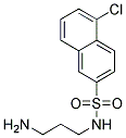 N-(3-AMINOPROPYL)-5-CHLORO-2-NAPHTHALENESULFONAMIDE Struktur