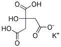 MONOPOTASSIUM CITRATE Struktur