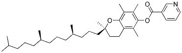 DL-ALPHA-TOCOPHEROL NICOTINATE Struktur