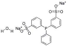 BIS-(3-SULFONATOPHENYL)-PHENYL-PHOSPHINE HYDRATE, SODIUM SALT Struktur