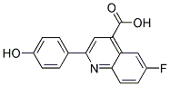 6-FLUORO-2-(4-HYDROXYPHENYL)QUINOLINE-4-CARBOXYLIC ACID Struktur