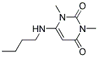 6-BUTYLAMINO-1,3-DIMETHYLURACIL Struktur