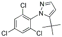 5-TERT-BUTYL-1-(2,4,6-TRICHLOROPHENYL)-1H-PYRAZOLE Struktur