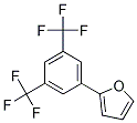 5-[3,5-BIS(TRIFLUOROMETHYL)PHENYL]FURAN Struktur