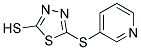 5-(PYRIDIN-3-YLSULFANYL)-1,3,4-THIADIAZOLE-2-THIOL Struktur