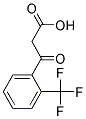 3-OXO-3-(2-TRIFLUOROMETHYLPHENYL)PROPIONIC ACID Struktur