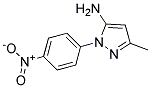 3-AMINO-5-METHYL-2-(4-NITROPHENYL)-PYRAZOLE Struktur