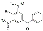 3,5-DINITRO-4-BROMO BENZOPHENONE Struktur