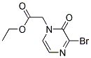 ethyl 2-(3-bromo-2-oxopyrazin-1(2H)-yl)acetate Struktur