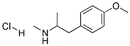 DL-P-METHOXYMETHAMPHETAMINE HCL Struktur