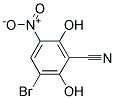 3-BROMO-2,6-DIHYDROXY-5-NITROBENZONITRILE, TECH Struktur