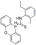 N-(2-ETHYL-6-METHYLPHENYL)OXO(DIPHENYL)PHOSPHORANECARBOTHIOAMIDE, TECH Struktur