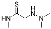 N1-METHYL-2-(2,2-DIMETHYLHYDRAZINO)ETHANETHIOAMIDE, TECH Struktur