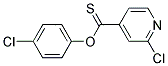 4-CHLOROPHENYL 2-CHLOROPYRIDINE-4-CARBOTHIOATE, TECH Struktur