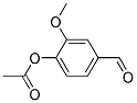 4-FORMYL-2-METHOXYPHENYL ACETATE, TECH Struktur