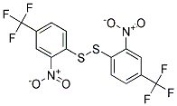 DI[2-NITRO-4-(TRIFLUOROMETHYL)PHENYL] DISULFIDE Struktur