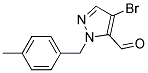 4-BROMO-1-(4-METHYLBENZYL)-1H-PYRAZOLE-5-CARBALDEHYDE Struktur