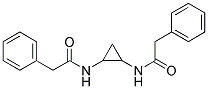 N1-{2-[(2-PHENYLACETYL)AMINO]CYCLOPROPYL}-2-PHENYLACETAMIDE Struktur