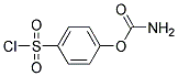 CARBAMIC ACID 4-CHLOROSULFONYL-PHENYL ESTER Struktur